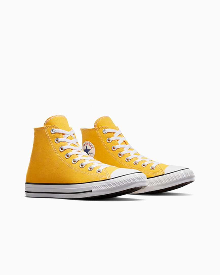 Zapatillas Altas Converse Chuck Taylor All Star Classic Mujer Limón | PE P5W408